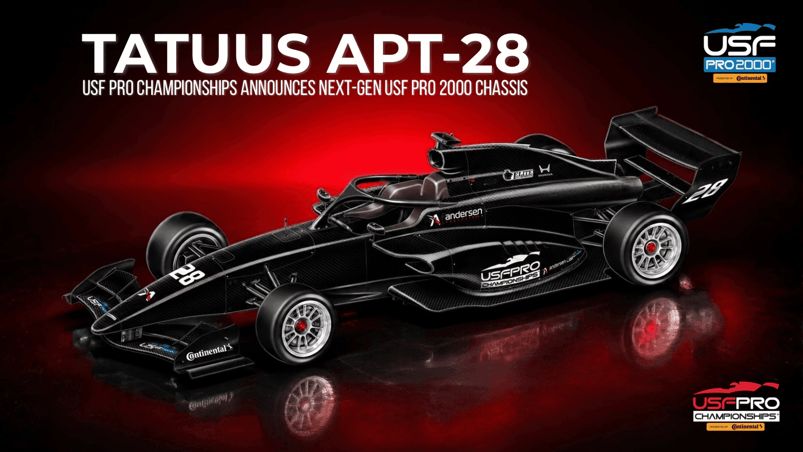 Annunciata la nuova Tatuus APT-28, protagonista della USF Pro 2000 a partire dal 2028