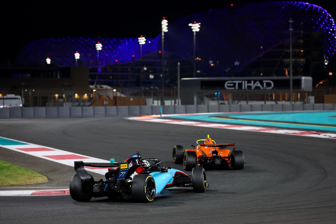 The new Tatuus T-326 makes its competitive debut under the lights of Yas Marina